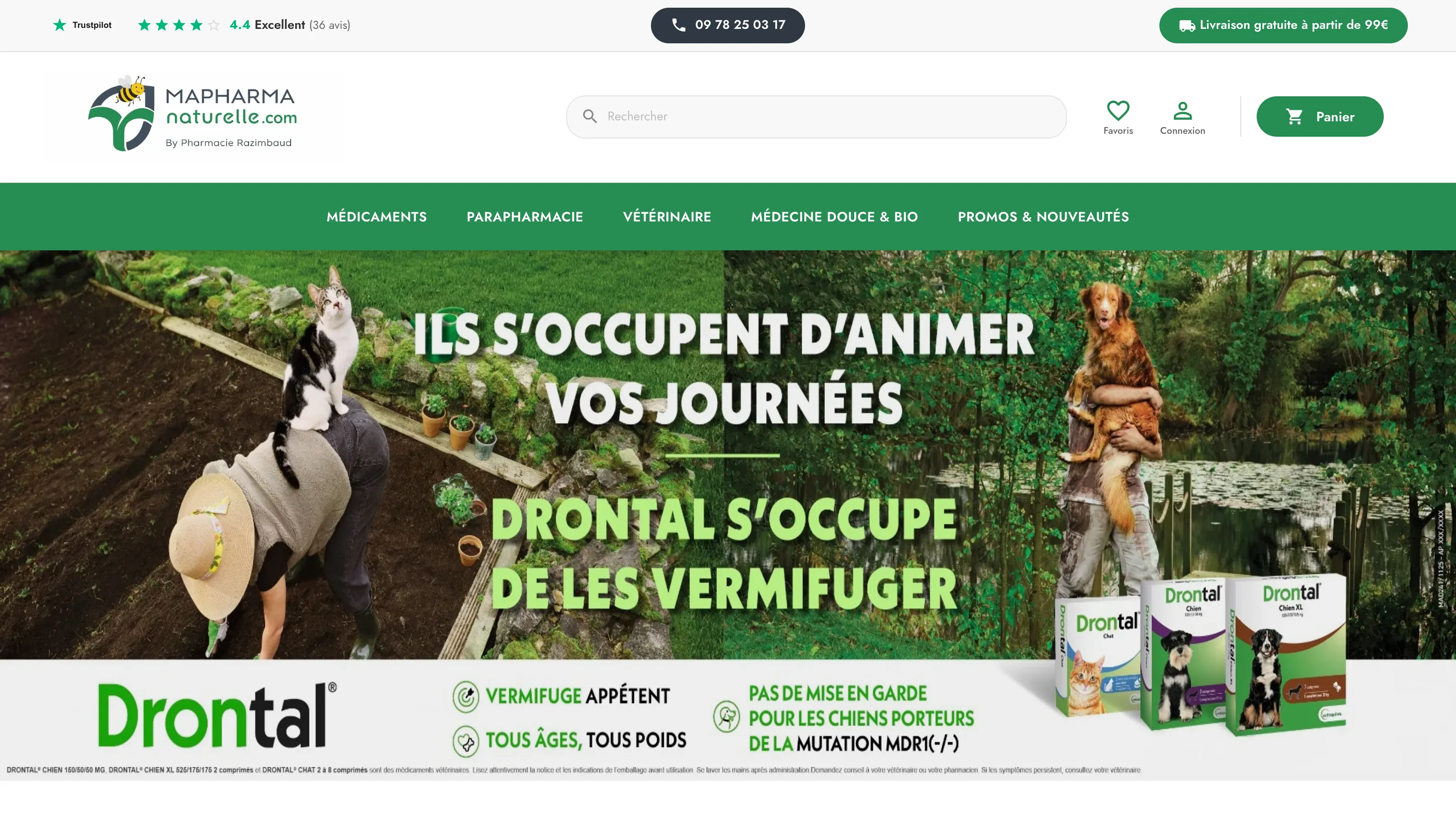 MaPharmaNaturelle - Projet PrestaShop